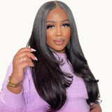 Straight Malyasian HD Lace Frontal Closure Wig